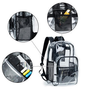 Mochila Unisex de PVC Moderna, Transparente, Informal, Impermeable, Adecuada para Estudiantes y Adultos de Oficina, Último Modelo - Product Image 4
