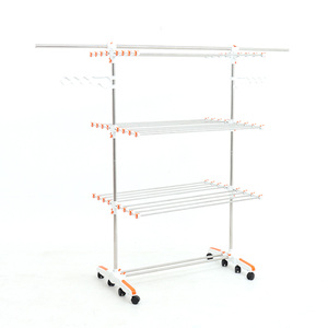 [HOME FRIEND] Étagère de séchage mobile premium à 6 niveaux avec roulettes lisses pour une organisation flexible du linge en intérieur - Product Image 5