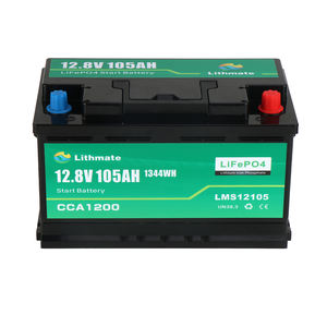 Lithmate 딥 사이클 이중 목적 해양 크랭크 12 볼트 시동 수명 4 12 v 105ah 리튬 이온 배터리 - Product Image 3