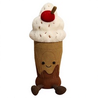 Fun Marion Schokoladen-Milchshake Super Weiches Plüschtier Puppe Geschenk Schlafkissen Sofa-Ornament PP-Baumwolle Kuscheltier