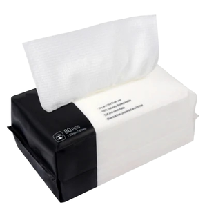 Serviettes lavables écologiques jetables pour le visage – <span class=keywords><strong>Lingettes</strong></span> sèches pratiques pour démaquiller la peau – Technologie non tissée - Product Image 1
