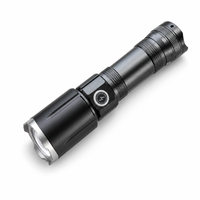 Linterna Láser con Zoom de 10 W de Aleación de Aluminio G72B, 1000 lm, 1000 m, IP65, Resistente al Agua, Recargable por USB, Linterna de Camping