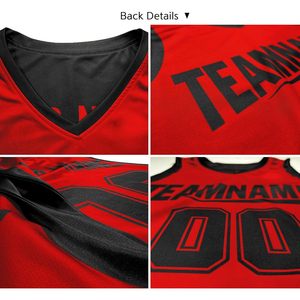 Ensemble de maillots de basket-ball réversibles personnalisés, unisexe, adulte, col en V, respirant, impression sublimée, nom de l'équipe, numéro, logo - Product Image 6