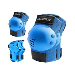 पेशेवर थोक स्टॉक बच्चों अनुकूलित रंग कस्टम लोगो कोहनी घुटने गार्ड 6 पीसी खेल सुरक्षा रक्षक स्केट लचीला - Product Image 3