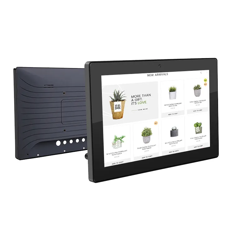 Display pubblicitario per segnaletica digitale Android tutto in un PC 10.1 "per il menu digitale del lettore pubblicitario dell'esposizione del prodotto del negozio
