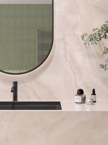 Không silica thạch anh đá onxy đá cẩm thạch màu hồng thiêu kết đá cẩm thạch bàn gốm sứ hồng Đá Cẩm Thạch thiêu kết tấm gạch - Product Image 3