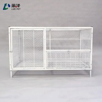 LIZE PET Cage à palettes en acier empilable à usage intensif pour le stockage de palettes à revêtement de poudre Cage à poulet
