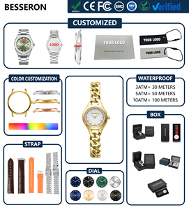 Delicate Tiny Alloy <b>Case</b> Quartz Wrist <b>Watch</b> with Copper Clasp for Casual & Formal Looks - Product Image 5