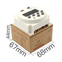Temporizador Digital Pequeño con Control por Microcomputadora CN101A, Enchufe de Alimentación, 12V/24V/110V/220V 16A, Certificado CE, MISUXIN