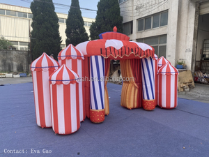 Custom Arch Inflable <span class=keywords><strong>Circo</strong></span> <span class=keywords><strong>Fondo</strong></span> Globo Elementos Cortinas para la decoración del escenario - Product Image 3