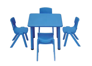 Mesa de plástico con función de refrigeración colorida para niños para fiestas de sala de estar y jardín de infantes - Product Image 4