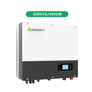 Growatt 하이브리드 인버터 SPH 6000TL3 BH-UP 6KW 단일 3 상 inverte 하이브리드 PV 전원 9000W 태양 광 인버터