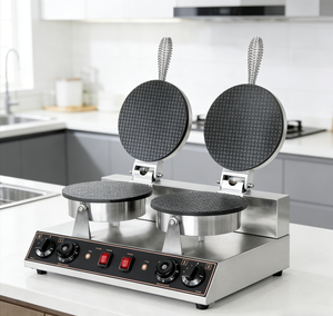 <strong>2026</strong> Hot Sale Professional Waffle Maker Ice Cream Waffle Cone Maker <strong>Machine</strong> With Restaurant Waffle Maker - Product Image 1