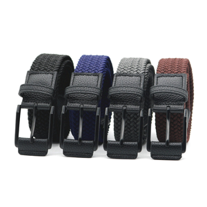LQbeltファッション生地ベルト弾性ベルト織りメンズベルト女性用卸売在庫工場 - Product Image 2