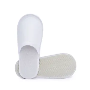 Disposable Household Slip Manufacturer Plain Nap Cloth Slipper Shoes Hotel Design Hotel