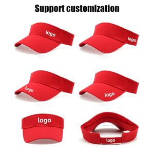 Wholesale Outdoor Sun Protection Custom Color Summer Beach Visor Empty Top Sun <b>Hat</b> Visor Custom Logo Gift Sun Visor <b>Hat</b> Gorras - Product Image 2