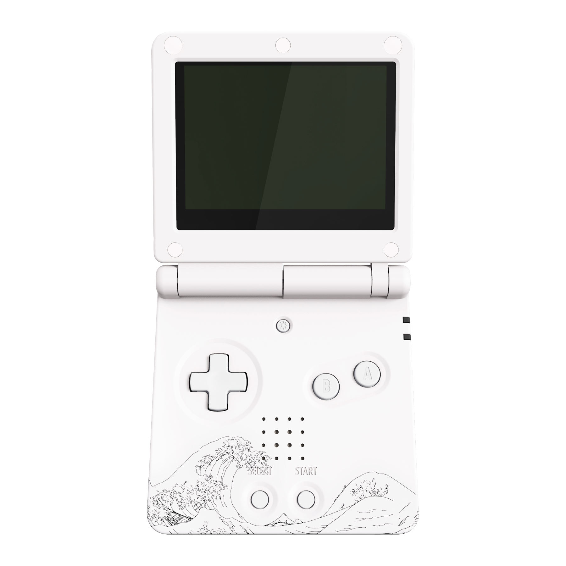 IPS Ready EXtremeRate Custom Replacement Shell for Gameboy Advance SP with Buttons