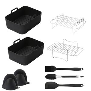 Rejilla de acero inoxidable para freidora de aire <span class=keywords><strong>Ninja</strong></span> AF400UK y AF451UK con pinchos para barbacoa, accesorios para freidora de aire - Product Image 1