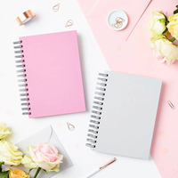 Carnet de notes personnalisé avec impression promotionnelle, spirale, logo personnalisé, journal mensuel et annuel, 100 pages