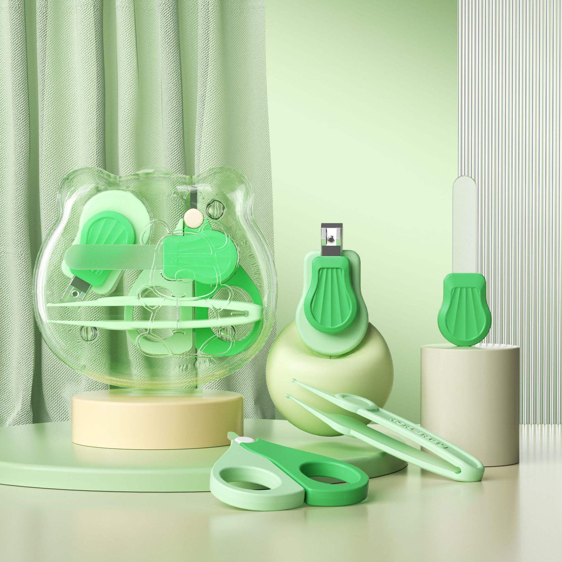 Battle Bear Green (4-Piece Set)