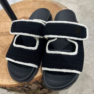 Sandalias de Mujer de Diseño Tejido de Alta Calidad, Sandalias Casuales de Moda, Sandalias Transpirables e Impermeables para Verano y Exteriores - Product Image 4