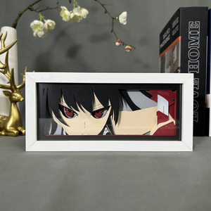 Cajas de luz con ojos de Anime Akame <span class=keywords><strong>GA</strong></span> <span class=keywords><strong>Kill</strong></span> Kurome Lightbox, lámpara de noche Led de Manga personalizada, decoración del hogar, animación nocturna - Product Image 2
