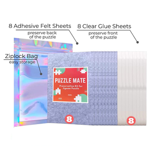 Fogli di colla per Jigsaw Puzzle personalizzati salva Puzzle senza <span class=keywords><strong>Stress</strong></span> senza disordine, fogli salva Puzzle Peel and Stick - Product Image 2