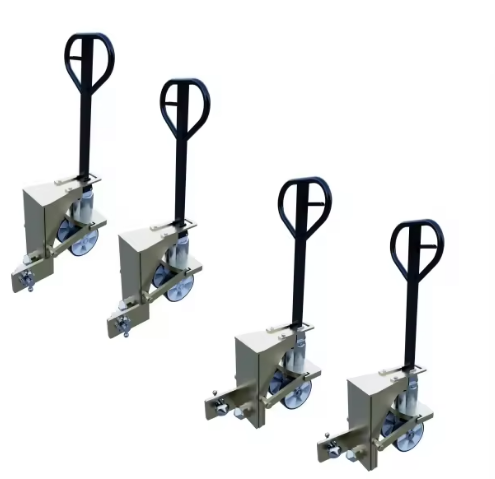 Premium 8Ton Shipping Container Hydraulic Lifting Jack Caster Wheel Set Mobile Transport Equipment for Container Movement