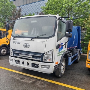 Camion compacteur de déchets FAW 4x2 à compression élevée, directement de l'usine, pour la collecte des déchets - Product Image 1