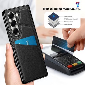 ที่ใส่บัตรรุ่นใหม่ของ Huanmin สำหรับ Samsung ZFold6/5/4/3/ ลด 80% สำหรับหน้าจอพับได้ รองรับการชาร์จไร้สาย เคสป้องกัน - Product Image 4