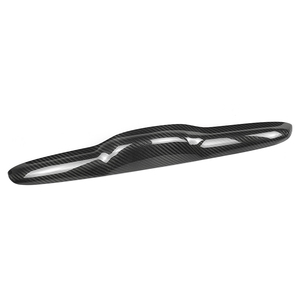Fibra de carbono Shasha para Abarth 595, cubierta embellecedora para maletero, accesorios exteriores de fibra de carbono Real para <span class=keywords><strong>Fiat</strong></span> 500 - Product Image 1