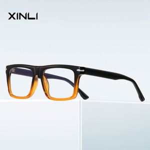 XINLI Monturas de Gafas con Filtro de Luz Azul para Hombre, Modelo 2201, Montura Completa, para Rostro Cuadrado, Entrega Rápida, Venta al por Mayor en Línea - Product Image 1