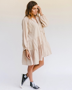 Vacances Décontracté surdimensionné femme <span class=keywords><strong>robe</strong></span> Printemps Blouse Dentelle Cordes Haut Bas À Volants <span class=keywords><strong>Robe</strong></span> <span class=keywords><strong>En</strong></span> <span class=keywords><strong>Lin</strong></span> - Product Image 3