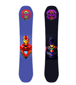 Tavola da Snowboard Snowboard Snowboard in fibra di carbonio colori per bambini Camber in legno di pioppo + fibra di vetro + ABS inverno Sport all'aria aperta 120 - Product Image 3