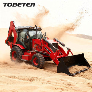 Tobeter Fácil Uso Agrícola Retroescavadeira Carregador Mini Irrigação Amaragem Labor Saving 4Wd Equipm - Product Image 1