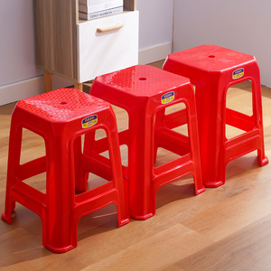 Ghế Đẩu Bằng Nhựa Phong Cách Bắc Âu Mới 2021 Ghế Đẩu Có Thể Xếp Chồng Lên Nhau - Product Image 3