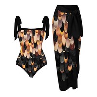 Zy217 Conjunto de Bikini Retro de Dos Piezas con Estampado Personalizado de Alta Calidad, Bikini Sexy para Adolescentes y Mujeres Jóvenes