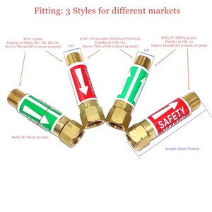 <span class=keywords><strong>Acétylène</strong></span> ou oxygène Flashback parafoudre clapet anti-retour flamme Buster 9/16 "3/8" M16 Propane gaz <span class=keywords><strong>chalumeau</strong></span> soudage torche de coupe 1 pièces - Product Image 5
