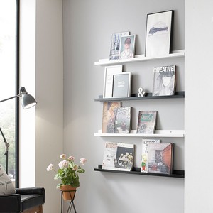 Bamboo indoor home simple wall <b>shelf</b> living room simple partition bookshelf kitchen storage display <b>rack</b> - Product Image 3