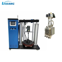Systèmes de revêtement adhésif thermofusible Liujiang PUR pompe à tambour de 55 gallons avec pompe à engrenages machines d'application d'adhésif thermofusible PUR55
