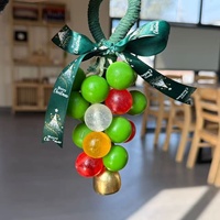 [Exclusivité Noël] Savon en barre transparent fait main aux cristaux de raisin, Glycérine, Aromathérapie, Adapté à tous types de peau, Cadeau pour adultes