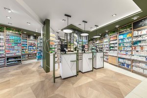 Meubles de décoration intérieure de <span class=keywords><strong>pharmacie</strong></span> moderne personnalisés Dijin, <span class=keywords><strong>prix</strong></span> d'usine en gros, étagères de présentation de <span class=keywords><strong>pharmacie</strong></span>, <span class=keywords><strong>armoire</strong></span> - Product Image 3