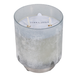 Terra Luna Scented Glass <b>Candle</b> 3-<b>Wick</b> Decorative Jar <b>Candle</b> for Living Room Bedroom Bathroom - Product Image 1