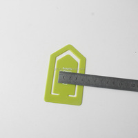 Clips en plastique en forme de flèche et marque-pages personnalisés de haute qualité BSCI, artisanat en plastique promotionnel