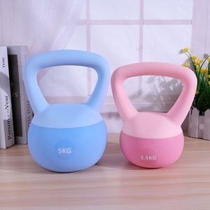 Vente en gros usine – Kettlebells souples en PVC et sable, écologiques, couleur personnalisable, pour fitness et musculation, remplissables, 2,5-10 kg - Product Image 6