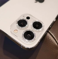 Protecteur d'objectif arrière pour iPhone 16 Pro Max, verre protecteur d'objectif en diamant pour iPhone 16 Pro