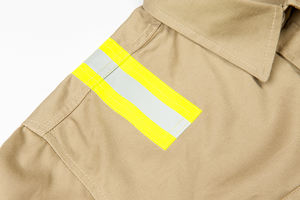 男性用FRシャツ Cat-2耐火シャツ 高視認性反射テープ付き ATPV 8.7 Cal/cm² NFPA 70E & 2112準拠 - Product Image 6