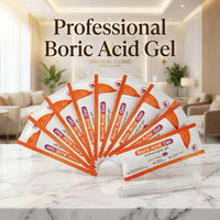 Gel gynécologique à l'acide borique de haute pureté avec des propriétés de sécurité et antibactériennes pour la récupération post-partum 3g/5g
