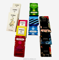 Emballage de barre de chocolat champignon résistant tiroir à glissière nourriture pour enfants boîte à bonbons de mariage boîtes rigides papier enduit de cire