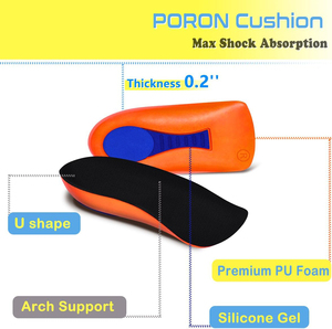 Plantillas para Fascitis Plantar con Soporte <span class=keywords><strong>de</strong></span> Talón Poron para Mujeres y Hombres, para <span class=keywords><strong>Dolor</strong></span> <span class=keywords><strong>de</strong></span> Talón, Espolones Calcáneos, Pies Planos, Tendinitis, Inserciones <span class=keywords><strong>de</strong></span> Absorción <span class=keywords><strong>de</strong></span> Impactos - Product Image 2